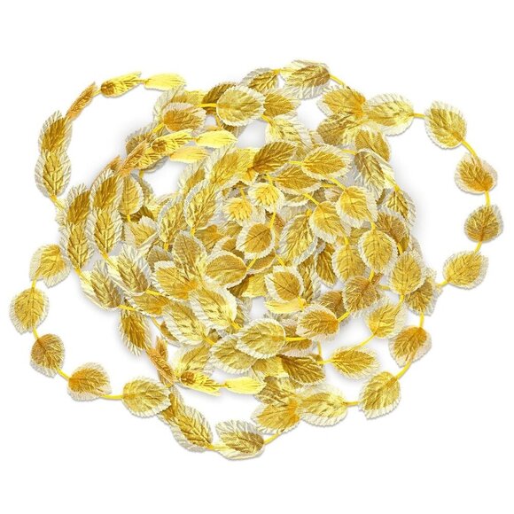16Pcs Laurel Crown Gold Leaf Roman Head Wreath Greek Style for Weddings main image 4